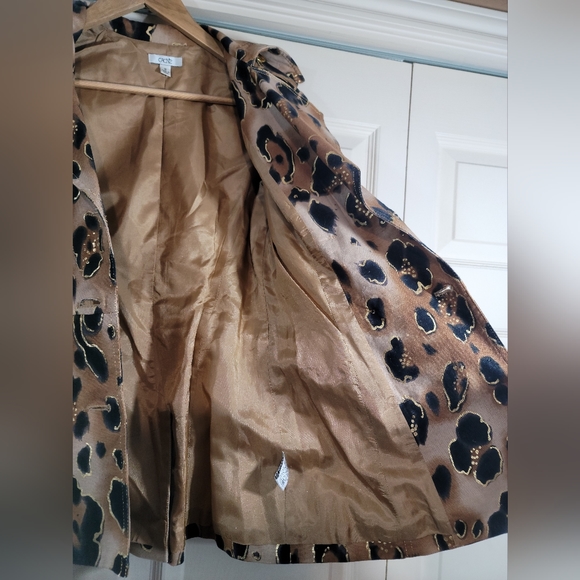 Cache Animal Print Jacket Size S - Picture 11 of 13